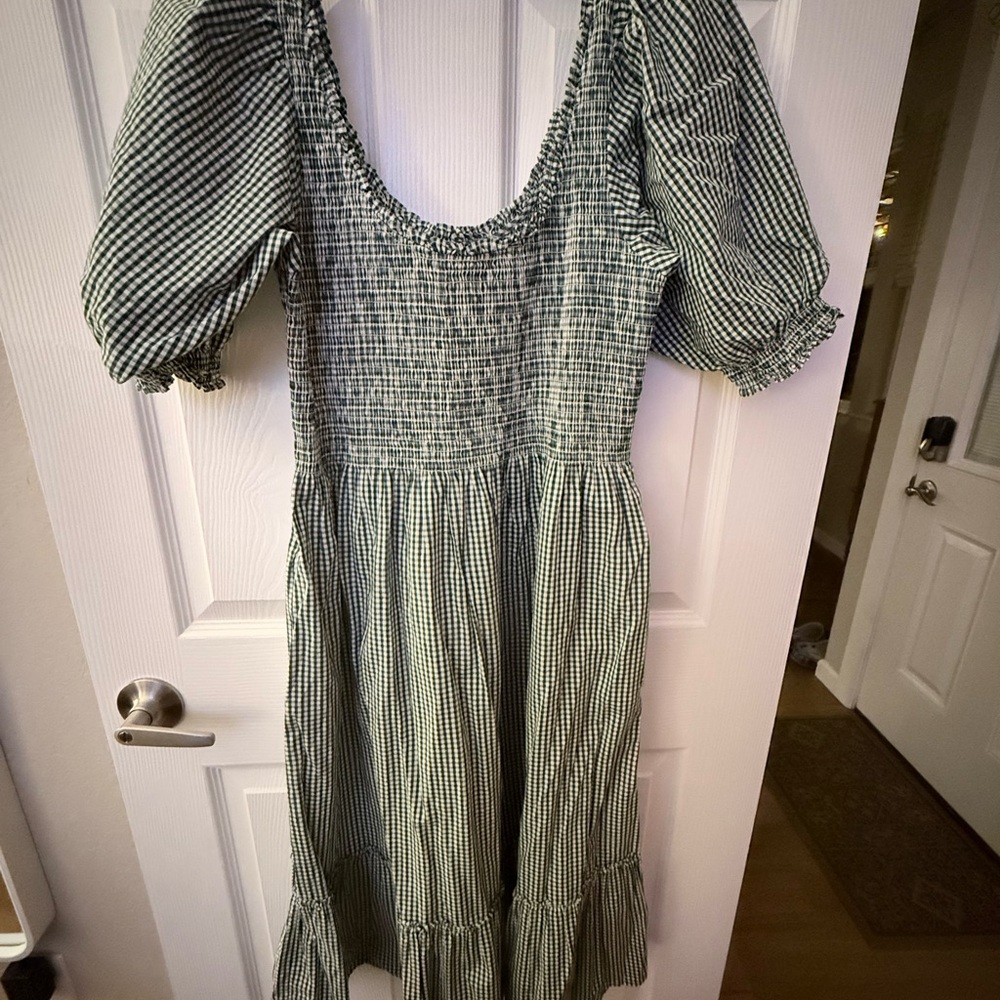 Hill House Emerald Gingham Louisa Nap Dress